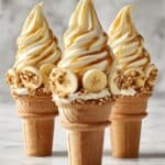 Classic Banana Pudding Cheesecake Cones Recipe