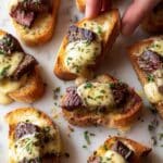 Grilled Beef Tenderloin Crostini with Béarnaise Sauce Recipe