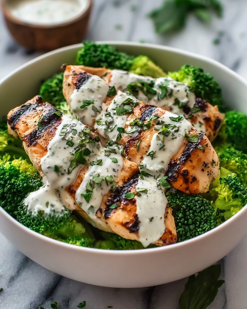 Grilled Chicken & Broccoli Bowls with Creamy Garlic Sauce Recipe 5 Grilled Chicken & Broccoli Bowls with Creamy Garlic Sauce Recipe - Recipe Image