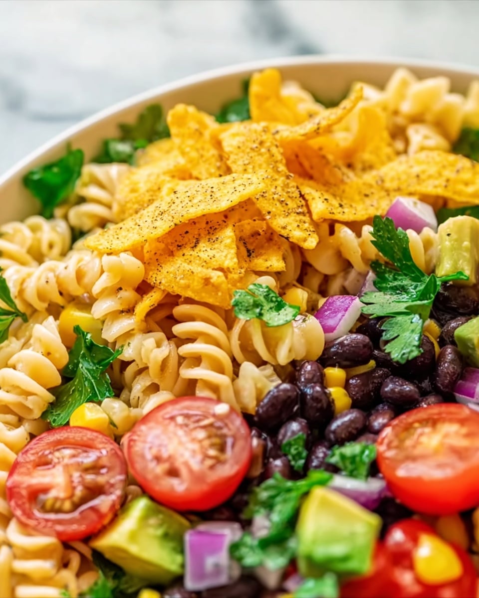 Ranch Taco Pasta Salad Recipe 5 Ranch Taco Pasta Salad Recipe - Recipe Image