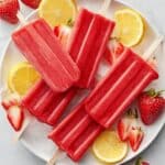 Strawberry Lemonade Popsicles Recipe