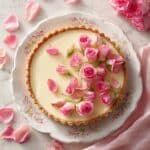 Rose Blossom Panna Cotta Tart Recipe