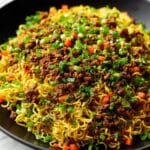 Ground Beef Ramen Skillet Recipe