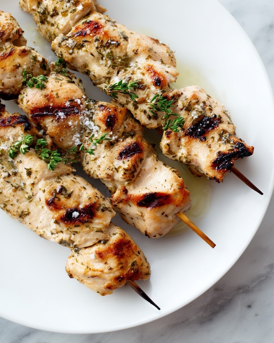 Ranch Garlic Parmesan Chicken Skewers Recipe - Recipe Image