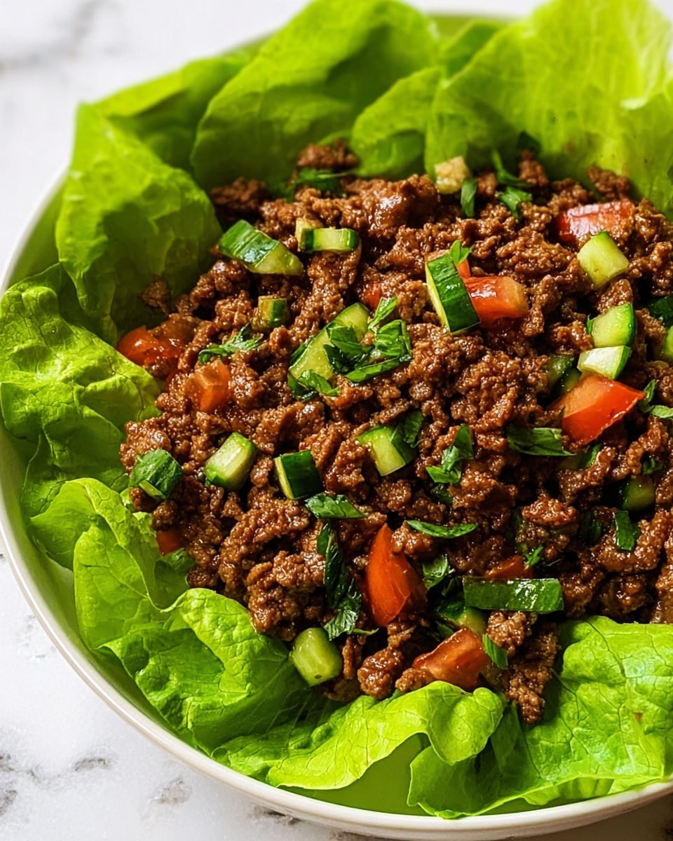 Beef Lettuce Wraps Recipe - Recipe Image