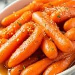 Slow Cooker Maple & Brown Sugar Glazed Carrots Recipe