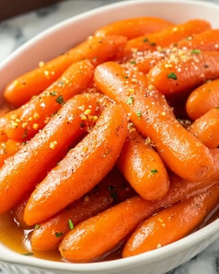 Slow Cooker Maple & Brown Sugar Glazed Carrots Recipe
