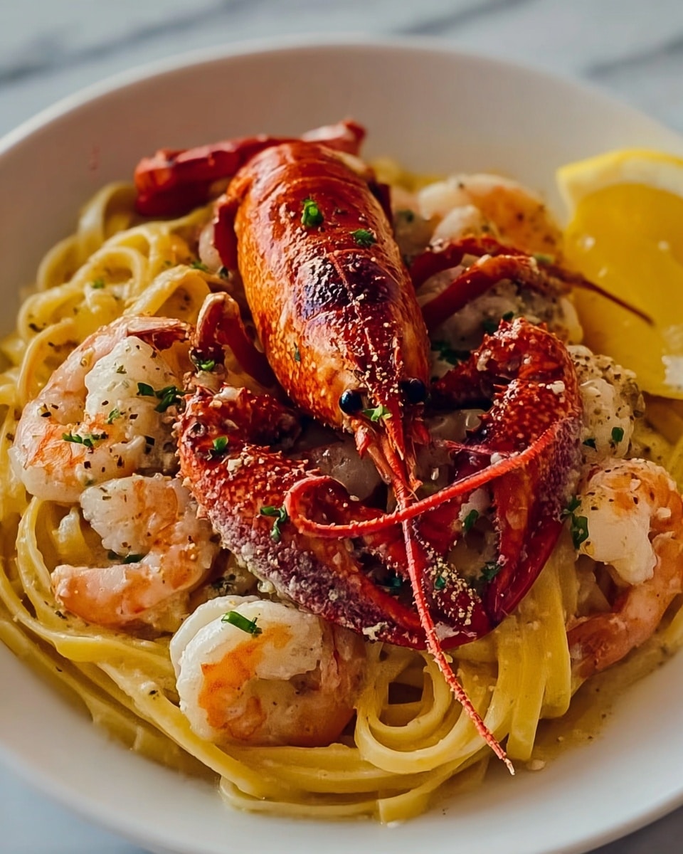 Lemon Pepper Lobster Shrimp Pasta: An Incredible Ultimate Recipe - Recipe Image