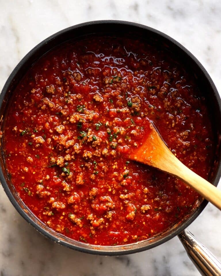 Easy Homemade Spaghetti Meat Sauce Recipe