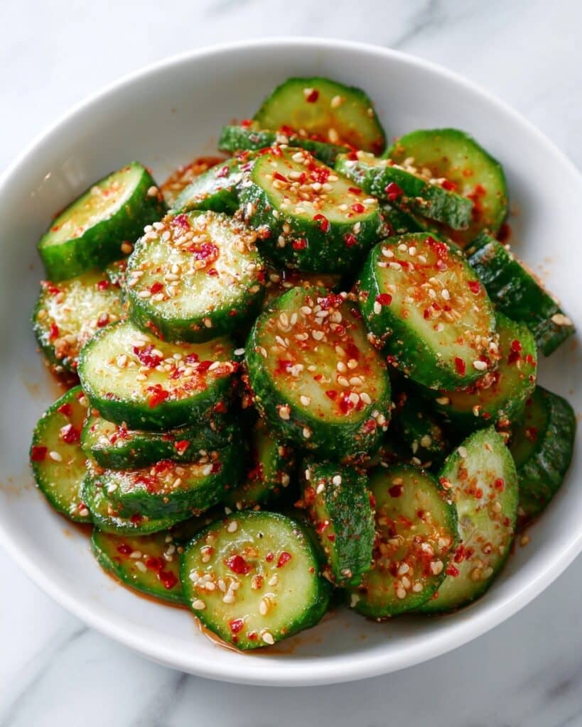 Easy Korean Cucumber Salad Recipe