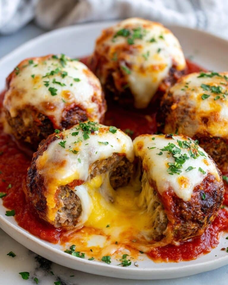 Cheesy Stuffed Meatloaf Bites Recipe