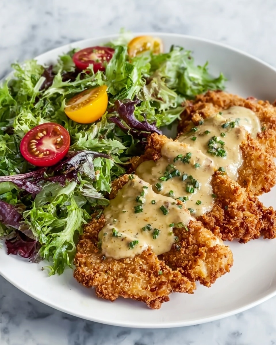 Pretzel Crusted Chicken with Cheddar Mustard Sauce Recipe 5 Pretzel Crusted Chicken with Cheddar Mustard Sauce Recipe - Recipe Image