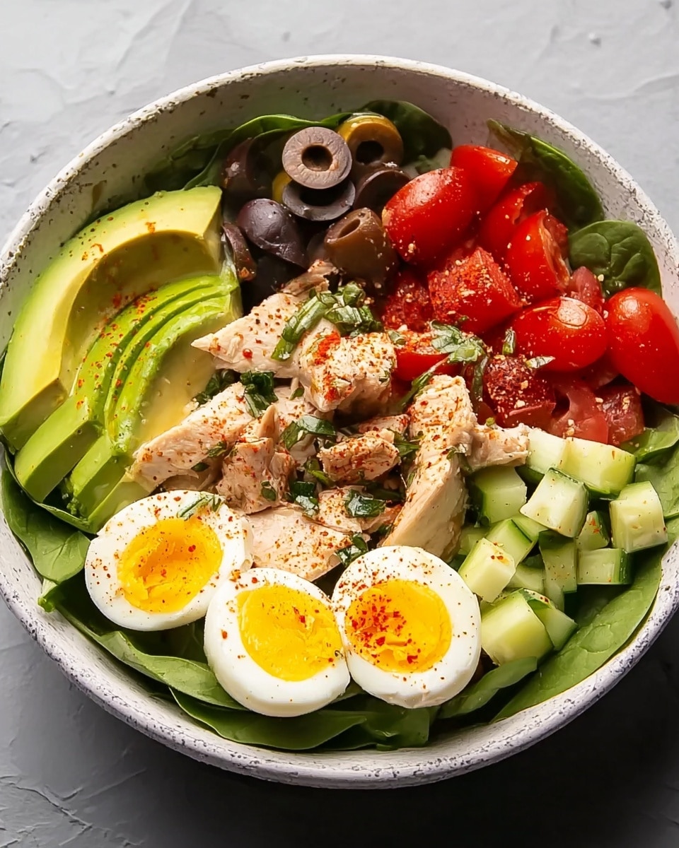 High-Protein Avocado Chicken Salad with Egg Recipe 5 High-Protein Avocado Chicken Salad with Egg Recipe - Recipe Image
