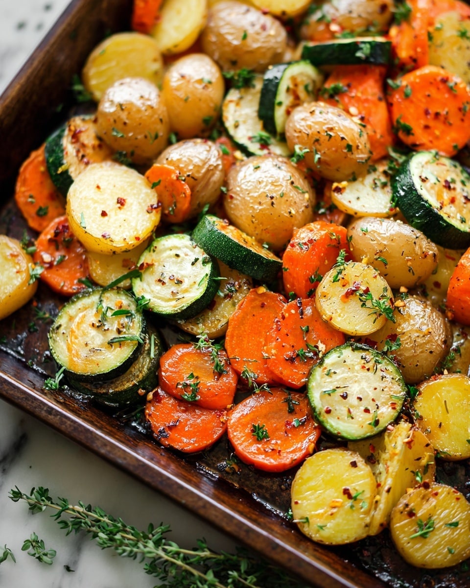 Roasted Potatoes, Carrots, and Zucchini Recipe 5 Roasted Potatoes, Carrots, and Zucchini Recipe - Recipe Image