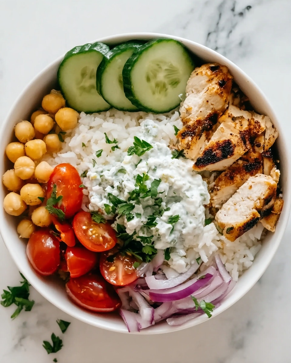 Mediterranean Chicken & Rice Bowls Recipe 5 Mediterranean Chicken & Rice Bowls Recipe - Recipe Image
