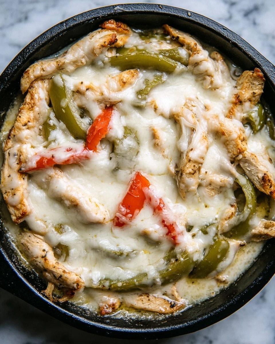 Chicken Cheesesteak Skillet Recipe 5 Chicken Cheesesteak Skillet Recipe - Recipe Image