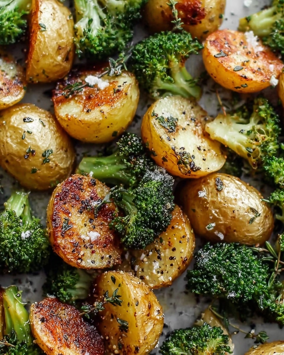 Roasted Parmesan Potatoes & Broccoli Recipe 5 Roasted Parmesan Potatoes & Broccoli Recipe - Recipe Image