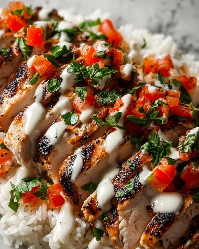 Tandoori Chicken Over Rice Recipe