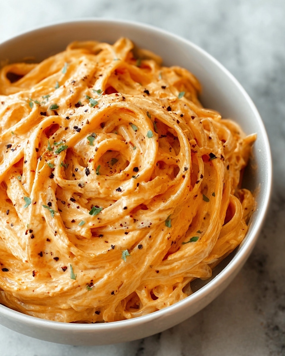 Creamy Red Pepper Alfredo Sauce Recipe - Recipe Image