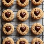 Heart-Shaped Peanut Butter Cookies Recipe