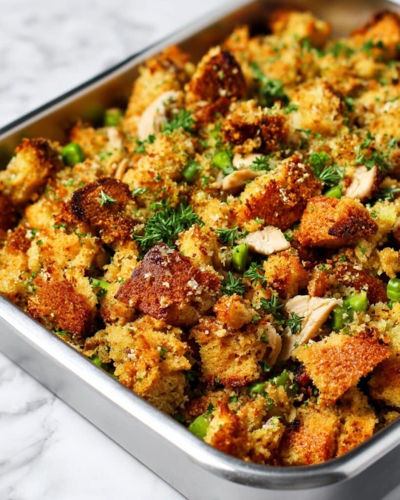 Rotisserie Chicken and Stuffing Casserole Recipe