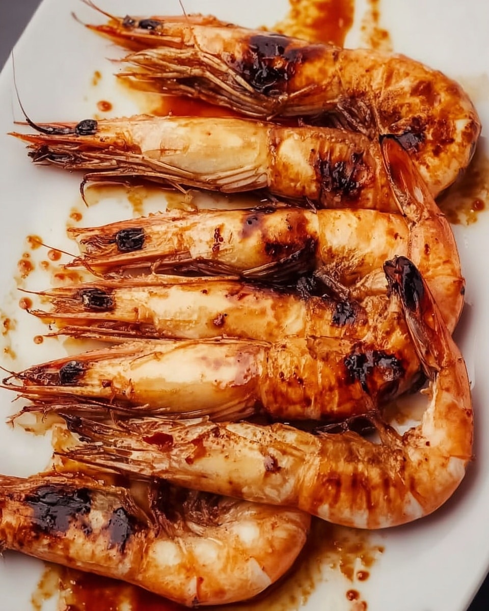 Char-Grilled King Prawns with Lemon Recipe - Recipe Image
