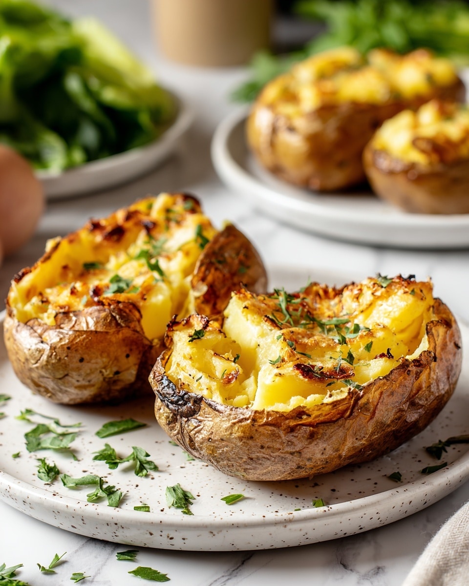 Air Fryer Baked Potatoes Recipe - Recipe Image
