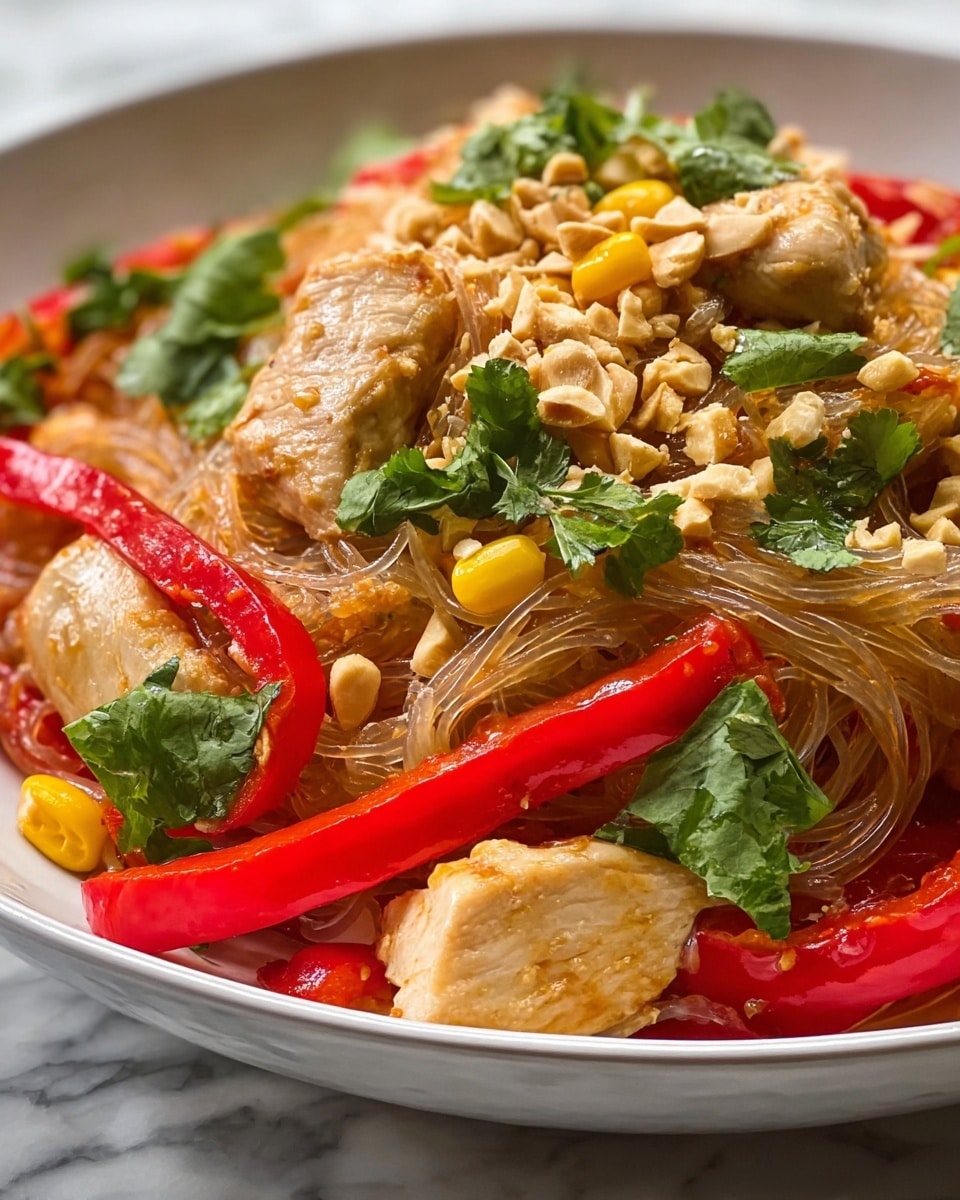 Creamy Chicken Curry Noodles Recipe - Recipe Image