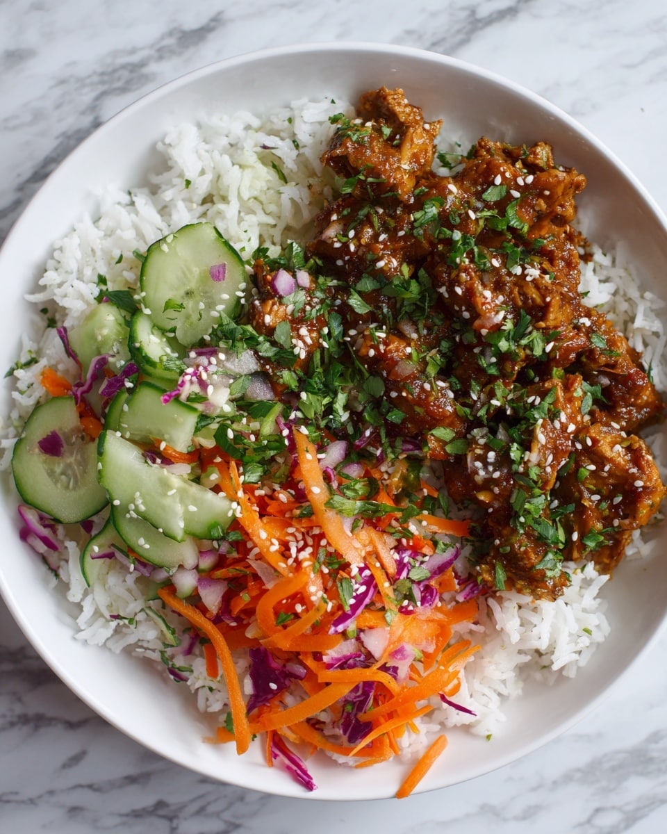 Vietnamese-Style Haddock with Sticky Rice and Crunchy Herb Salad Recipe - Recipe Image