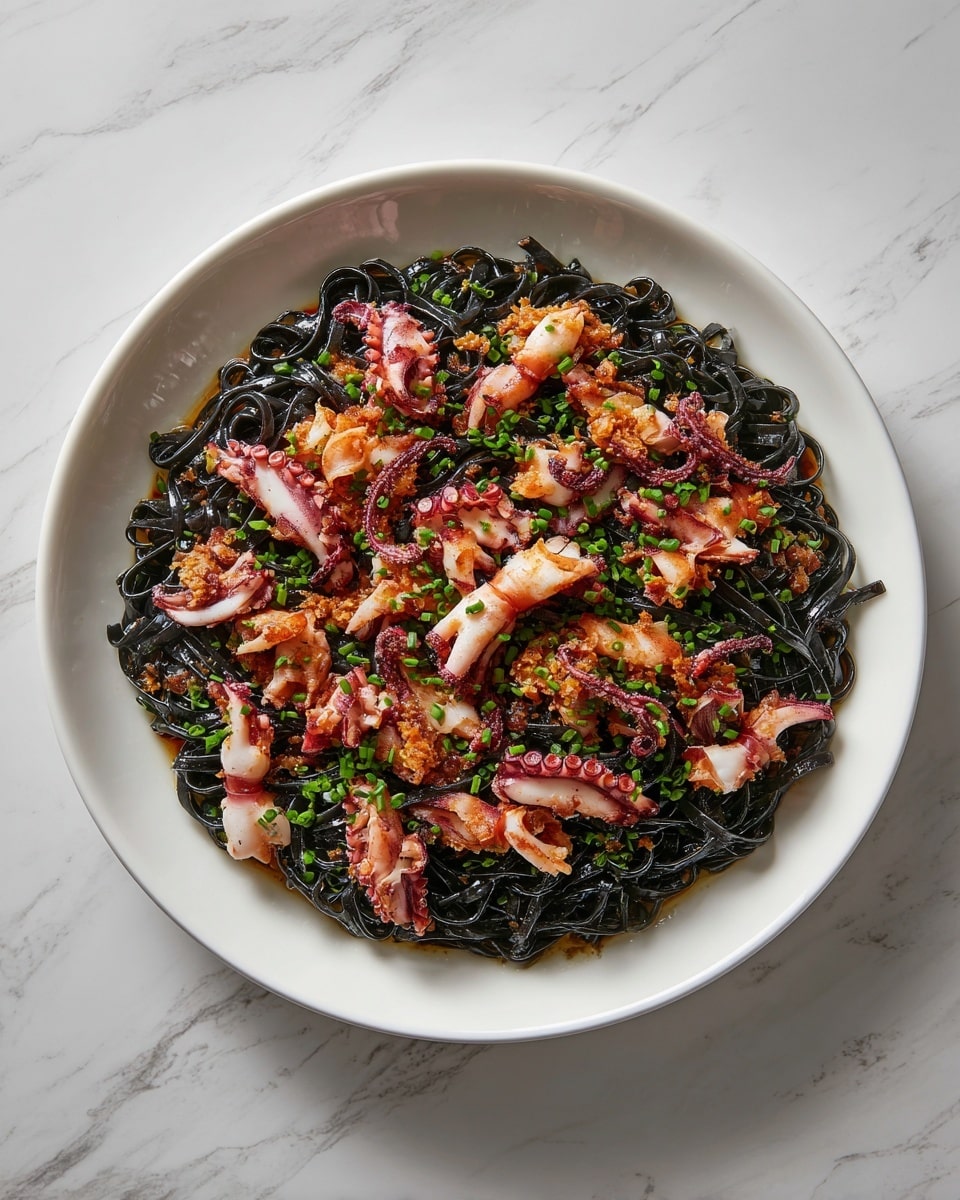Witches’ Hair Pasta (Squid Ink Pasta) Recipe 5 Witches’ Hair Pasta (Squid Ink Pasta) Recipe - Recipe Image