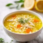 Mediterranean Lemon Chicken Soup Recipe