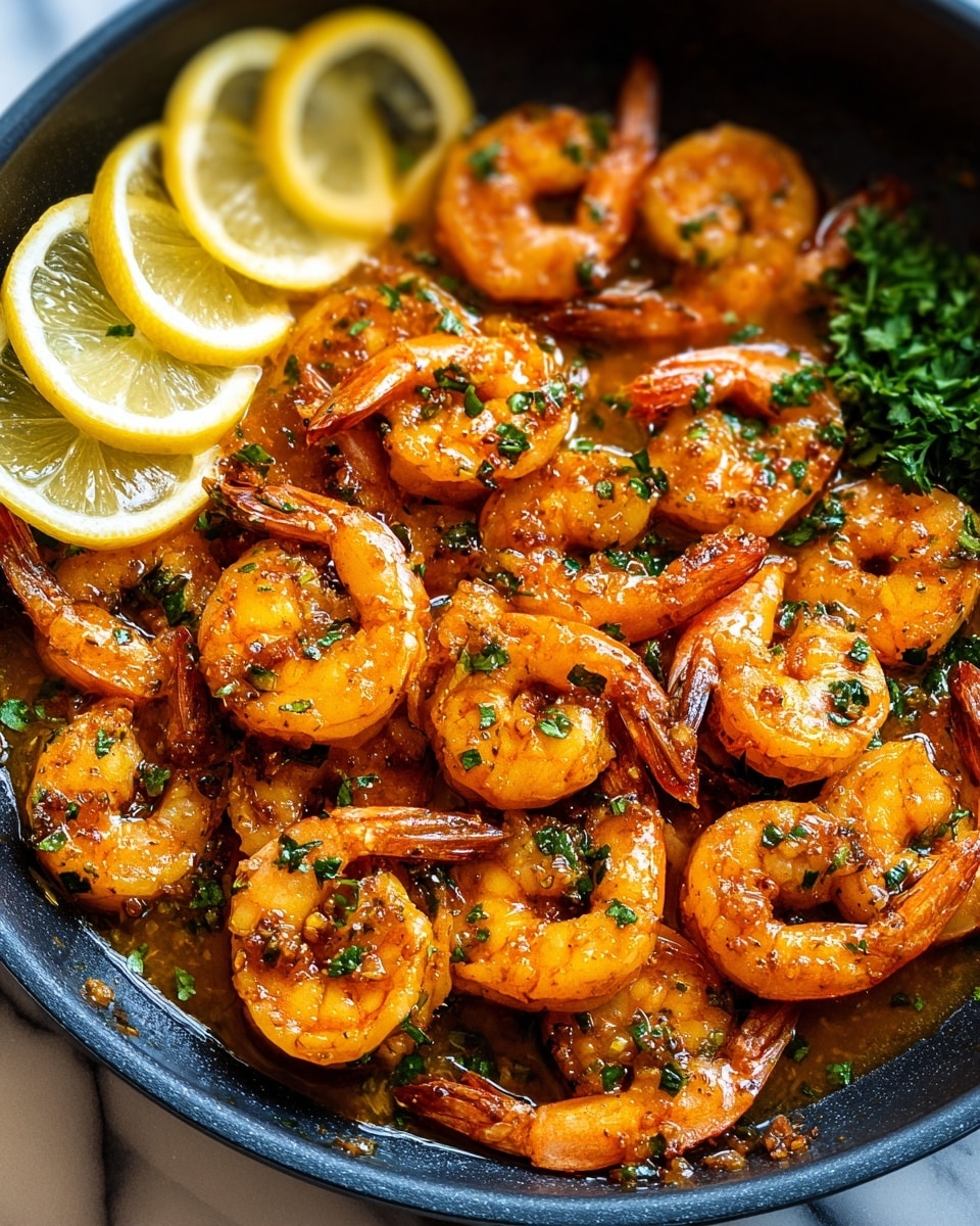 Spicy Lemon Garlic Shrimp Recipe