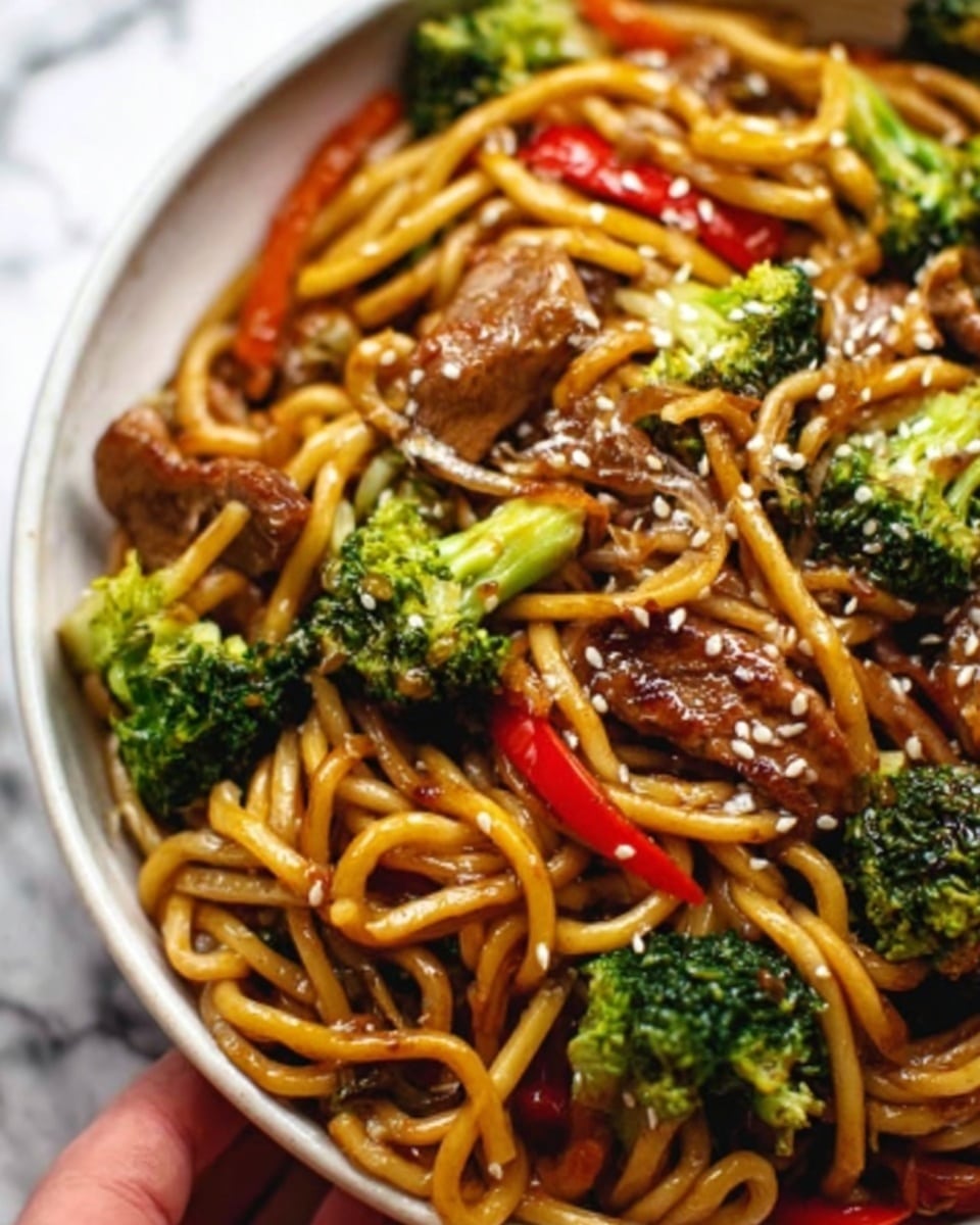 Chicken Teriyaki Noodles Recipe - Recipe Image