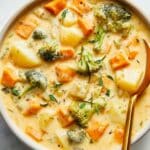 Broccoli Potato Cheese Soup Recipe