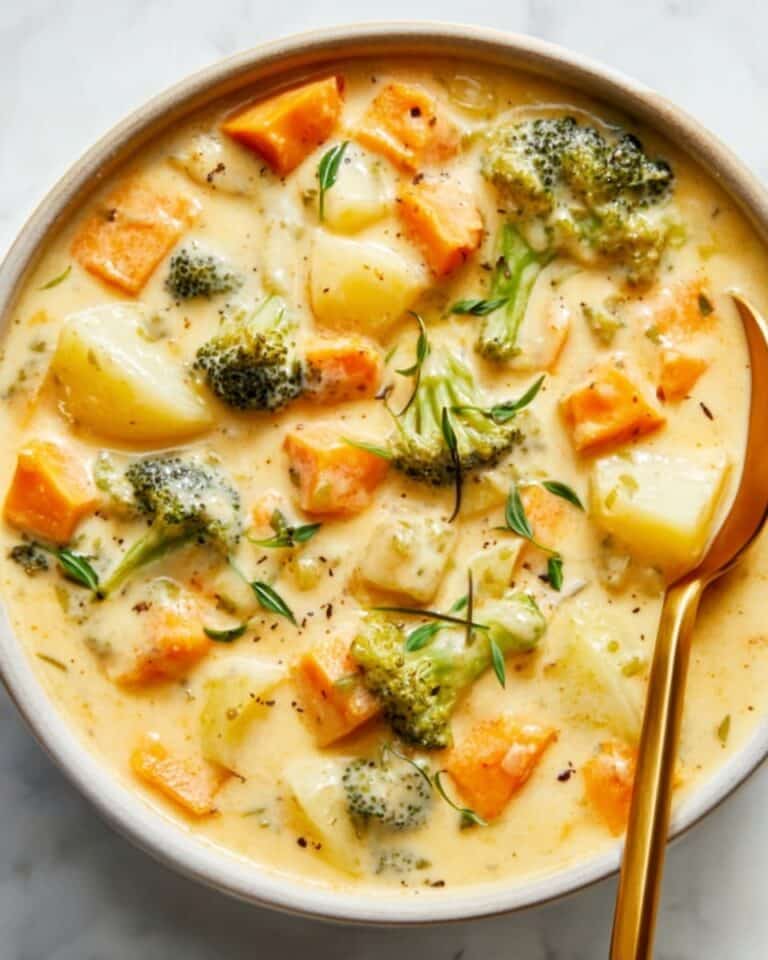 Broccoli Potato Cheese Soup Recipe