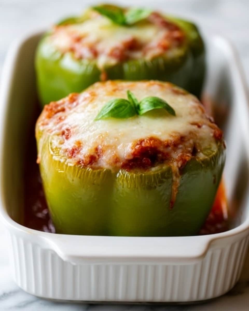 Cheesy Baked Chicken Stuffed Peppers Recipe - Recipe Image