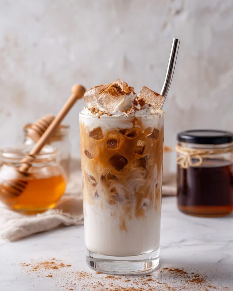 Iced Honey Cinnamon Latte Recipe
