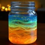 Glowing Fireworks in a Jar Recipe