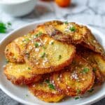 Crispy Smashed Sweet Potatoes with Garlic Yogurt Dipping Sauce Recipe