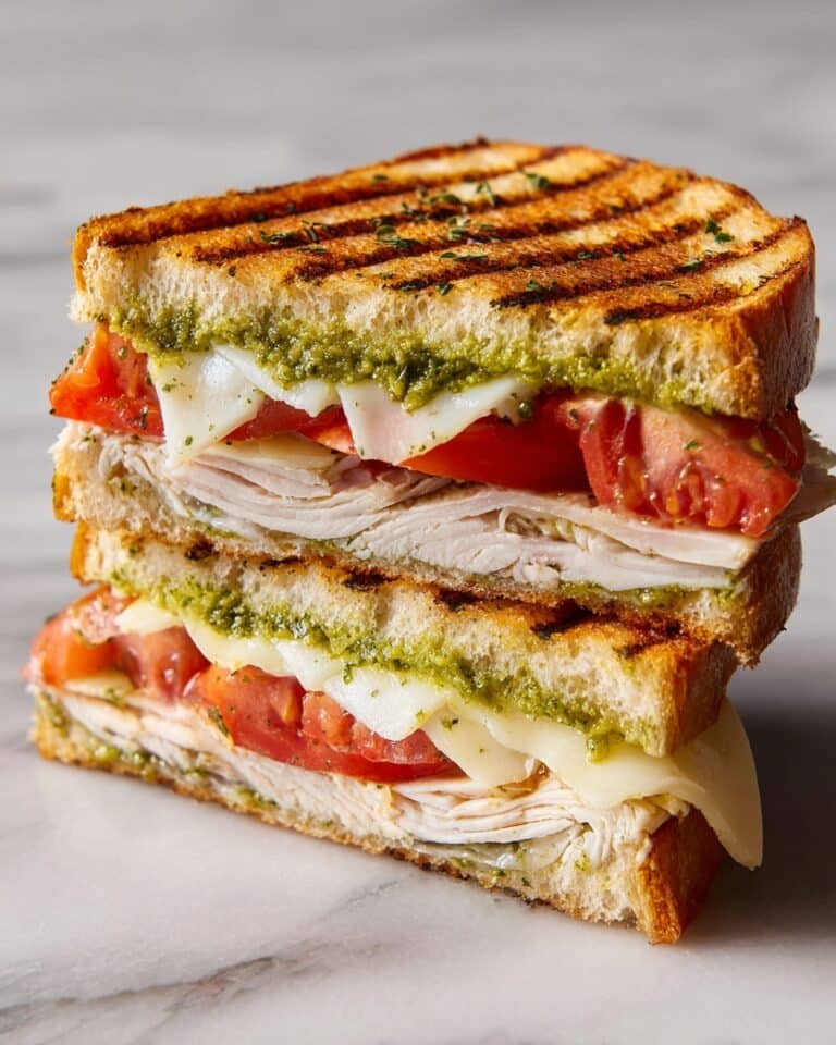Gourmet Chicken Pesto Sourdough Sandwich Recipe