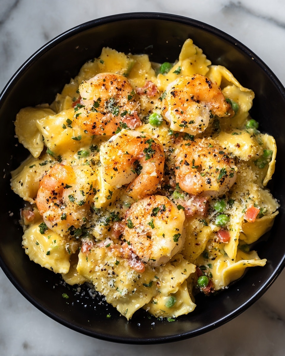 Creamy Garlic Shrimp Pasta Recipe - Recipe Image