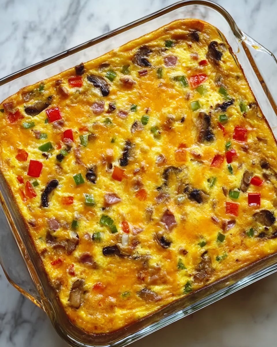 Cheesy Veggie Egg Bake Recipe 5 Cheesy Veggie Egg Bake Recipe - Recipe Image