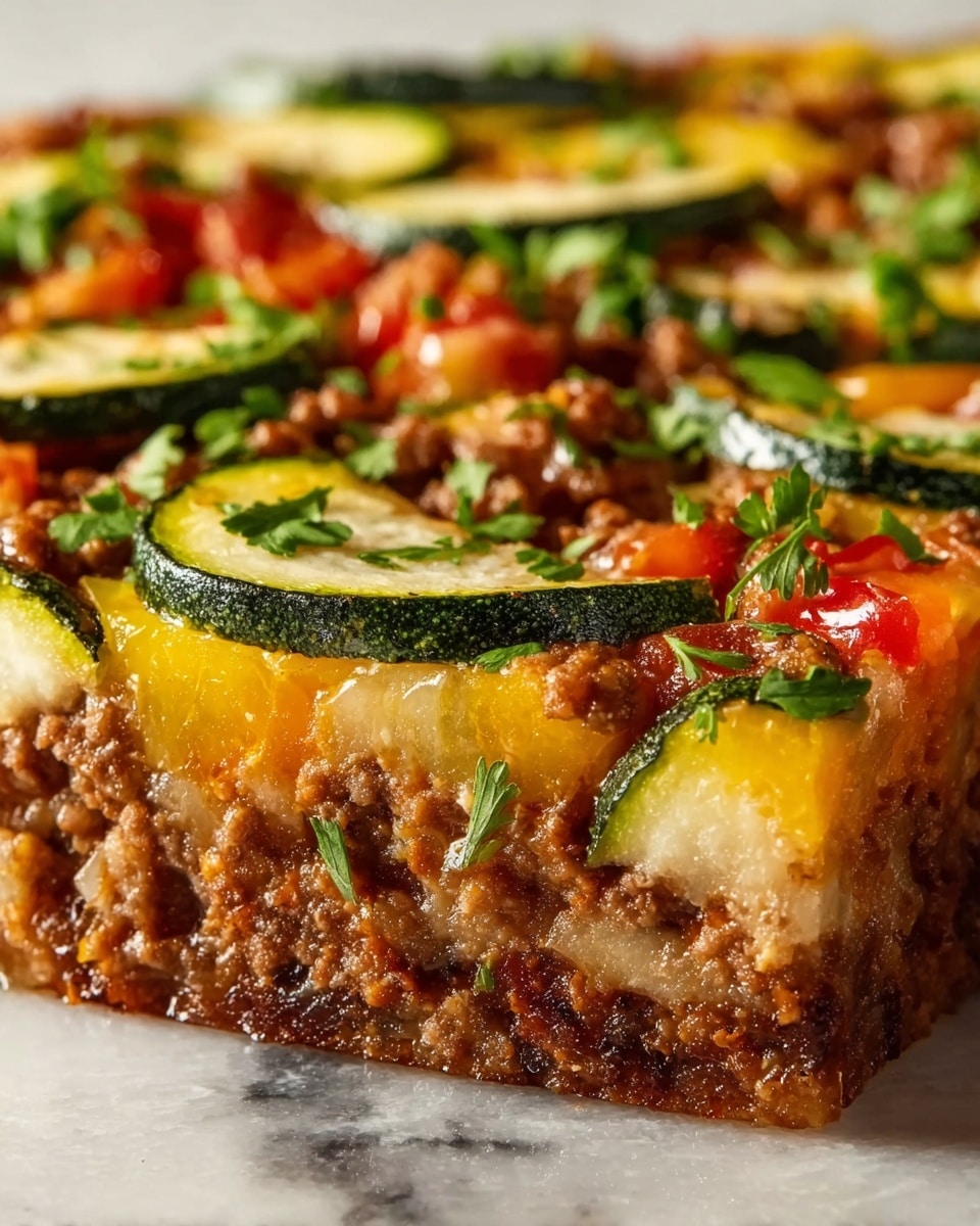 Mexican Zucchini and Ground Beef Skillet Recipe - Recipe Image