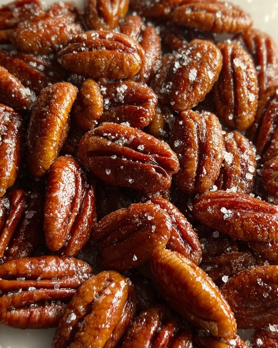 Salted Caramel Pecans Recipe 5 Salted Caramel Pecans Recipe - Recipe Image