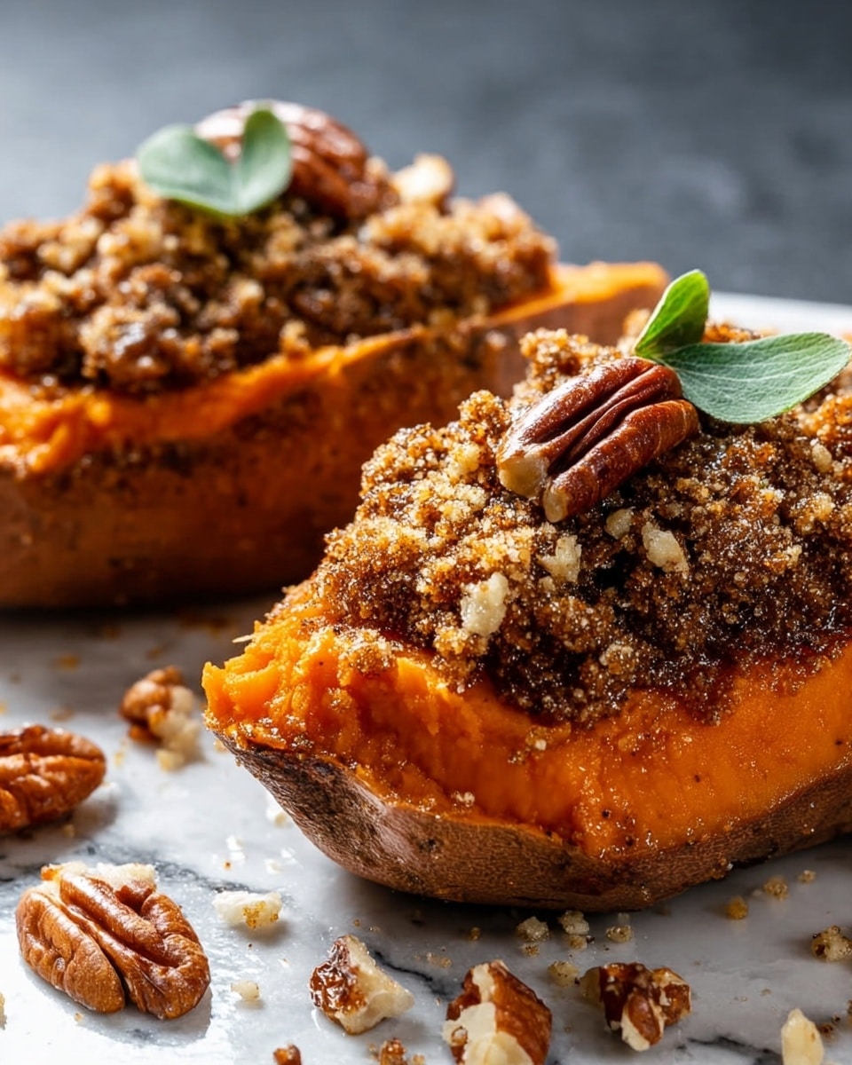 Twice Baked Sweet Potatoes with Pecan Streusel Recipe 5 Twice Baked Sweet Potatoes with Pecan Streusel Recipe - Recipe Image