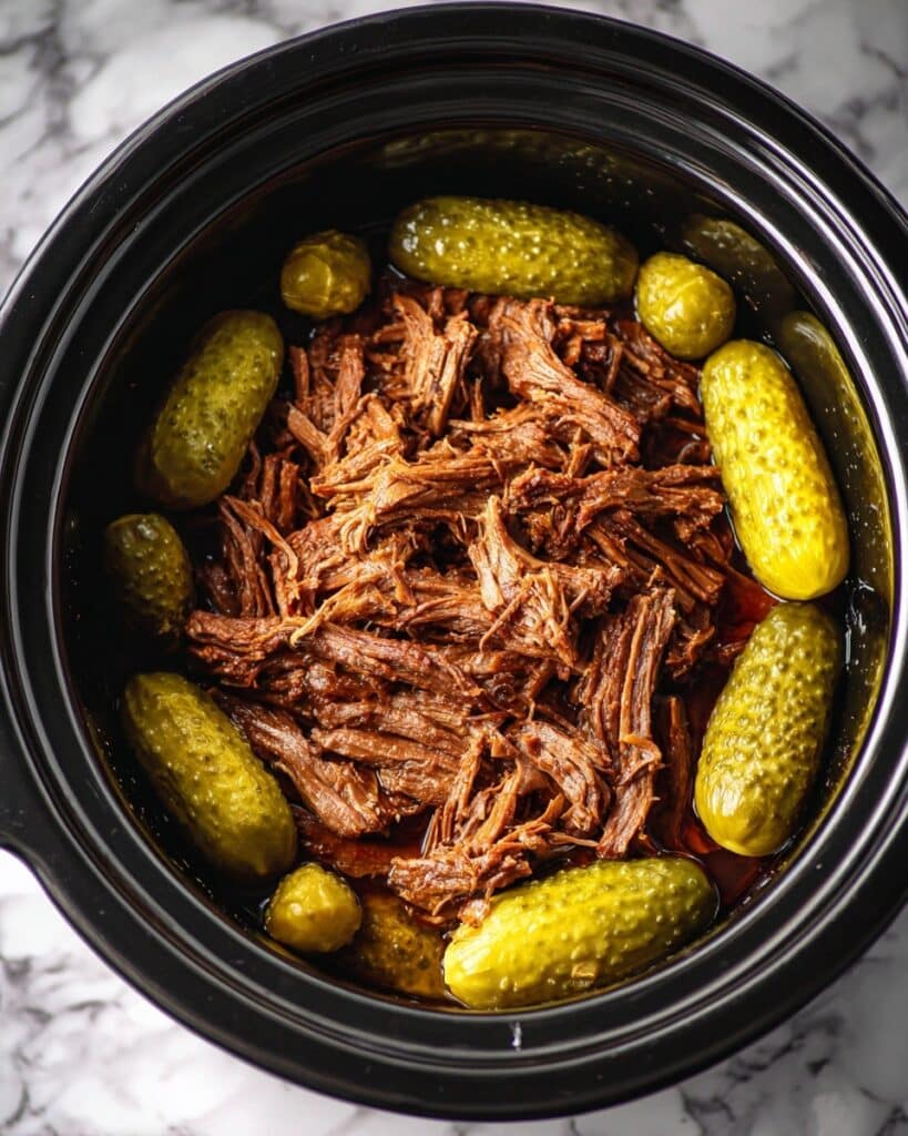 Tender Pickle-Infused Pot Roast Recipe