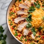 Cheesy Arroz Con Pollo (Cheesy Chicken and Rice) Recipe