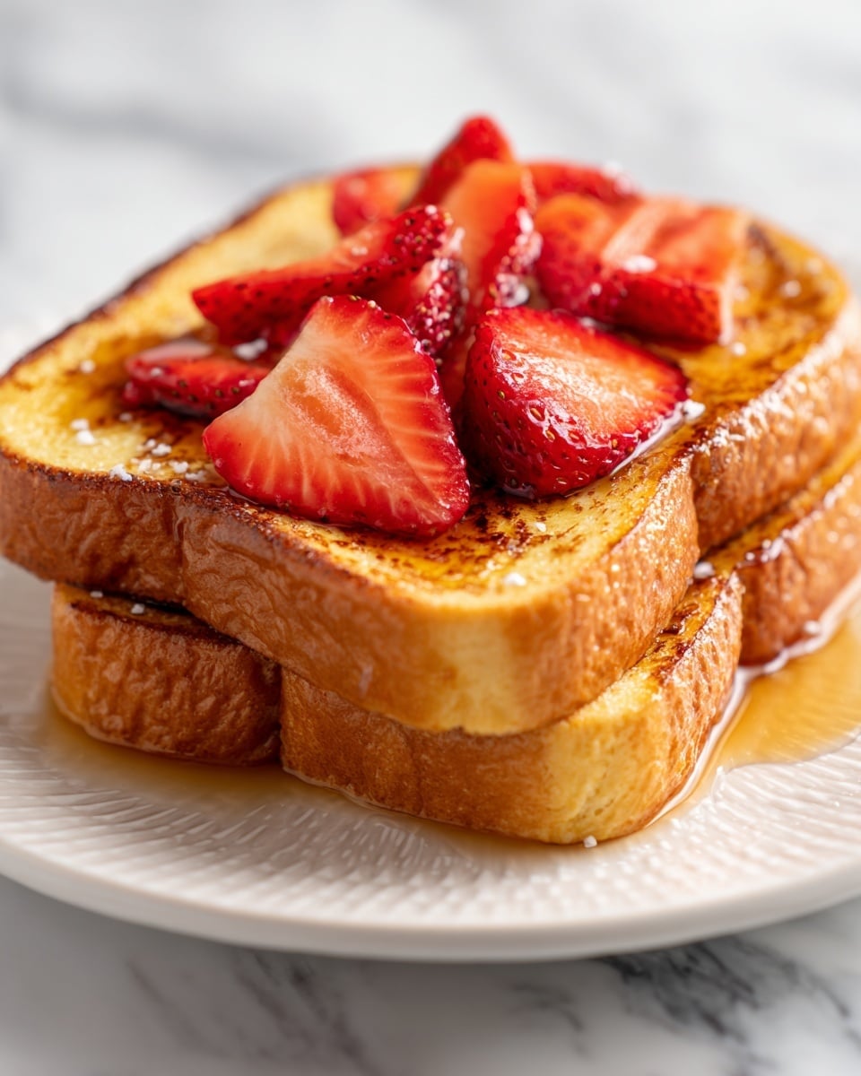 Strawberry Cheesecake Stuffed French Toast Recipe