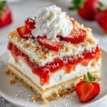 No-Fuss Strawberry Cheesecake Dump Cake Recipe