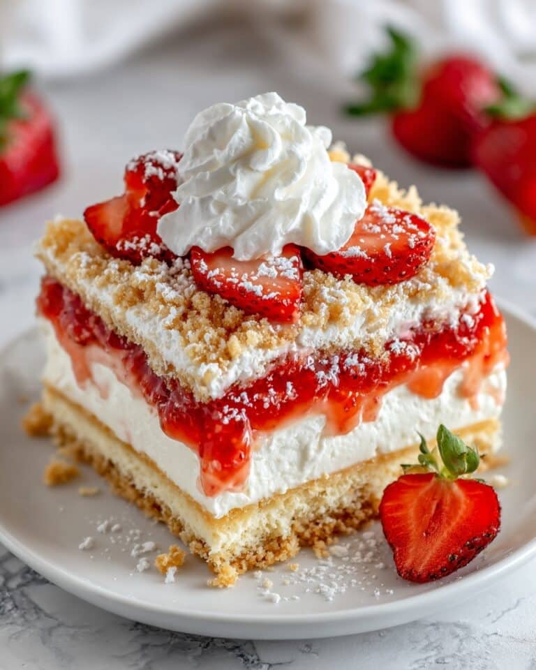 No-Fuss Strawberry Cheesecake Dump Cake Recipe